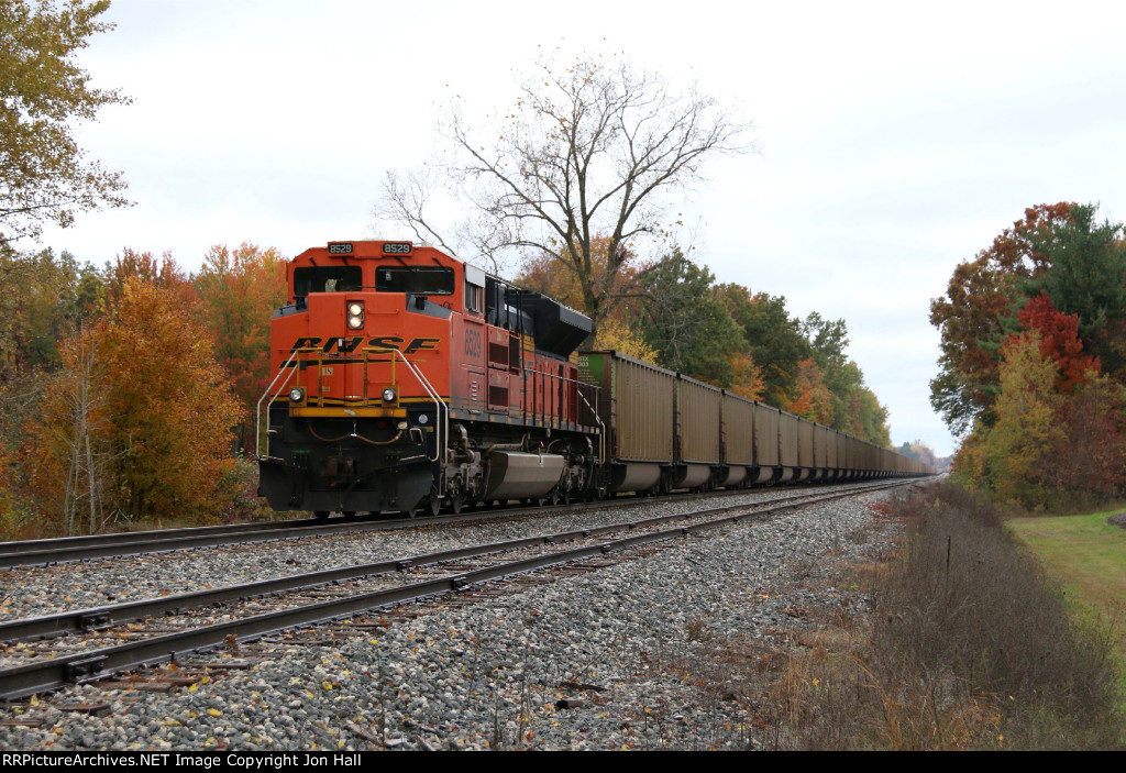 At the rear of the train, 8529 waits to continue east on N800-28